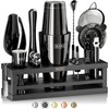 BARE BARREL® Mixology Bartender Kit Bar Set | 16-Piece Cocktail