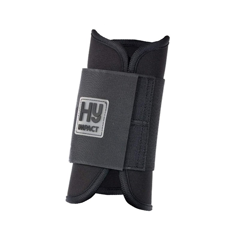 HY EQUESTRIAN Brushing Boots - Purple - Medium