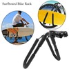 Surfboard Bike Rack,Bicycle Surfing Carrier Mount,Moped and Bike Surf Rack