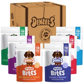Denzel's Denzel's All Natural Dog Treats - Training Bites - Mixed Variety Pack (6 x 100g)