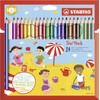 Triangular Colouring Pencil - STABILO Trio thick - Pack of