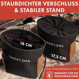 Gnarcore® *NEW* - Complete Set of Chalk Bag, Chalk Ball and Boulder Brush - Everything for the Next Climbing Session - Ideal for Beginners and Advanced Users - Perfect Bouldering Gift