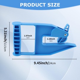 2pcs Heavy Duty Stall Mat Movers Tool Grippers for Horse Mats Blue Color Handlers for Heavy Stall Mats Easy Move