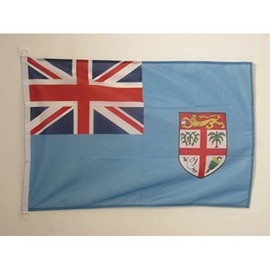 Fiji Nautical Flag 18'' x 12'' - Fijian Flags 30 x 45 cm - Banner 12x18 in for Boat - Drapeau Fidji AZ FLAG