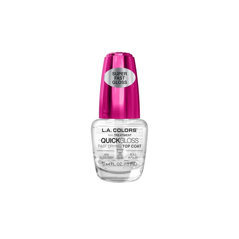 L.A. COLORS Salon Fabulous Nail Treatments, Quick Gloss Fast Drying
