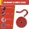 Neosmuk Magnetic Hooks Heavy Duty, Strong Magnet with Hook for