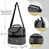 MIER Insulated Lunch Box Insulated Cool Tote Bag Lunch Kit