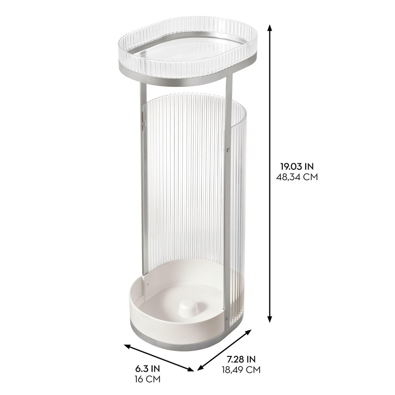 iDesign Toilet Paper Stand with Tray – Elemental Fusion –