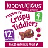 Kiddylicious Raspberry Crispy Tiddlers - Delicious Real Fruit Treat for