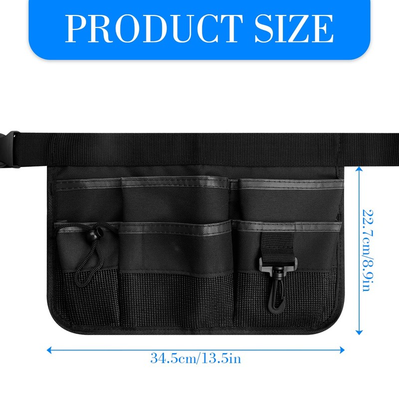 Tools Belt Bag, GLADFRESIT Adjustable Tool Waist Bag, Multifunctional Tool