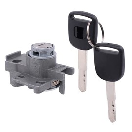 ApplianPar Front Left Door Lock Cylinder with 2 Keys for Accord 2008 2009 2010 2011 2012 2013