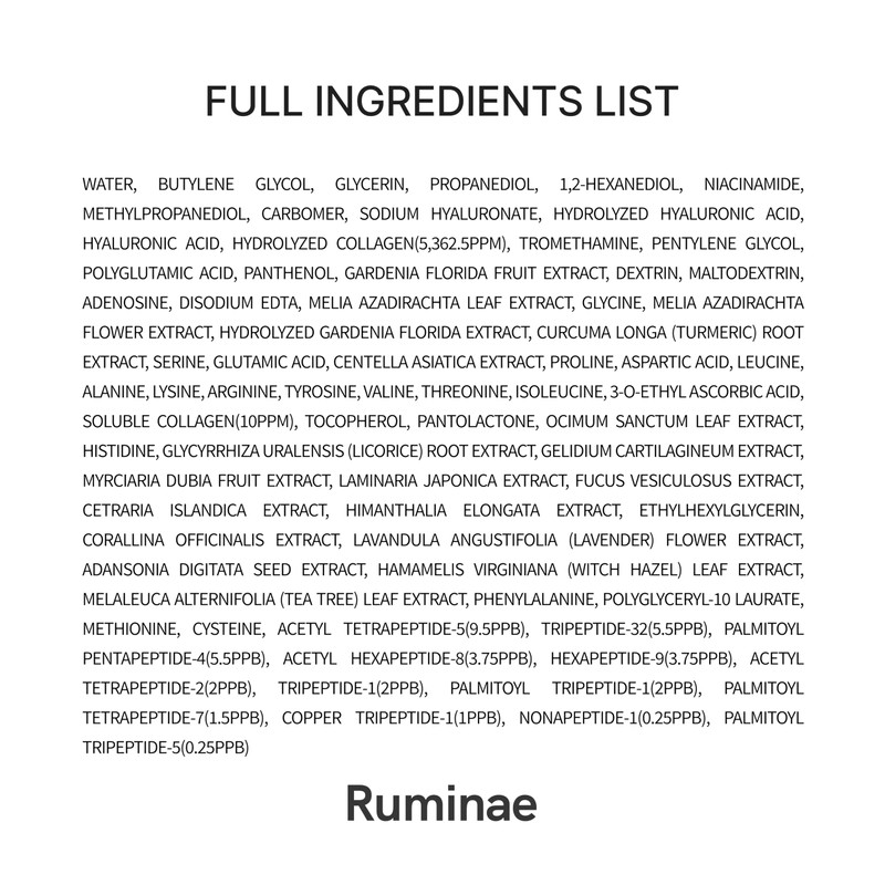 Ruminae Peptide, Eye Serum, 1.0 fl oz (30 ml), Niacinamide
