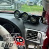 CARZDELUXE Triple RHD gauge pod mount for 2008-2014 Impreza WRX