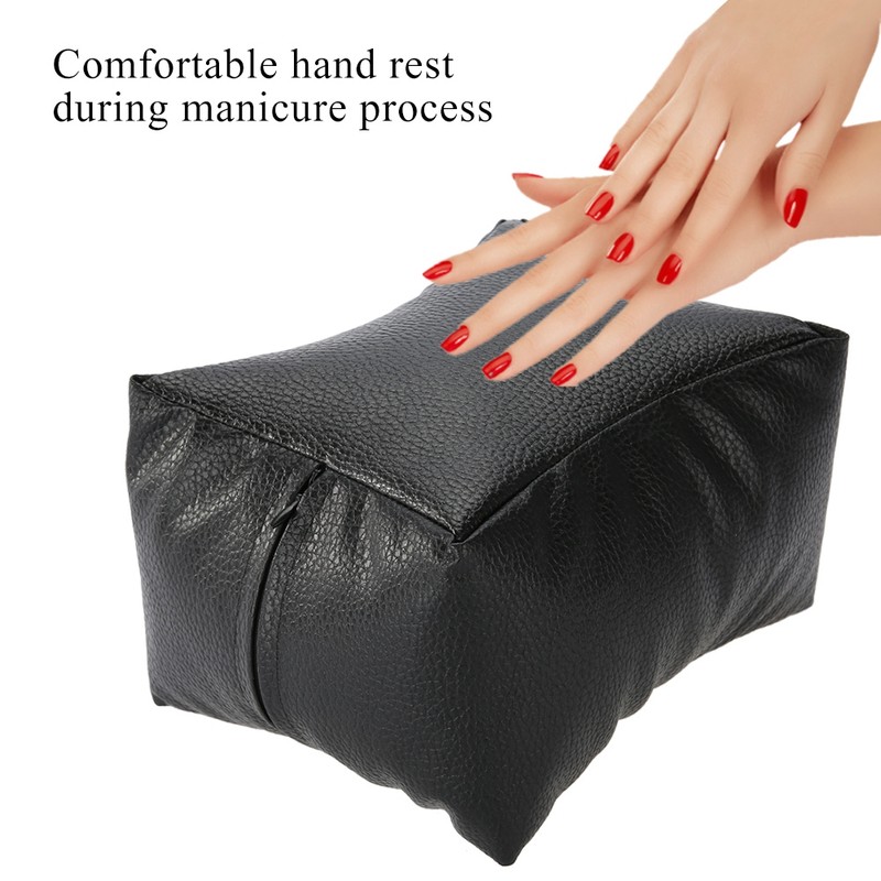 Nail Art Table Hand & Foot Pillow Soft PU Arm