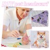 OLYCRAFT 5Pcs 5 Sizes Tiny Dog Bandana Sewing Template Set