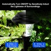 Glass Solar Lights Outdoor, 8 Pack Super Bright Solar Pathway