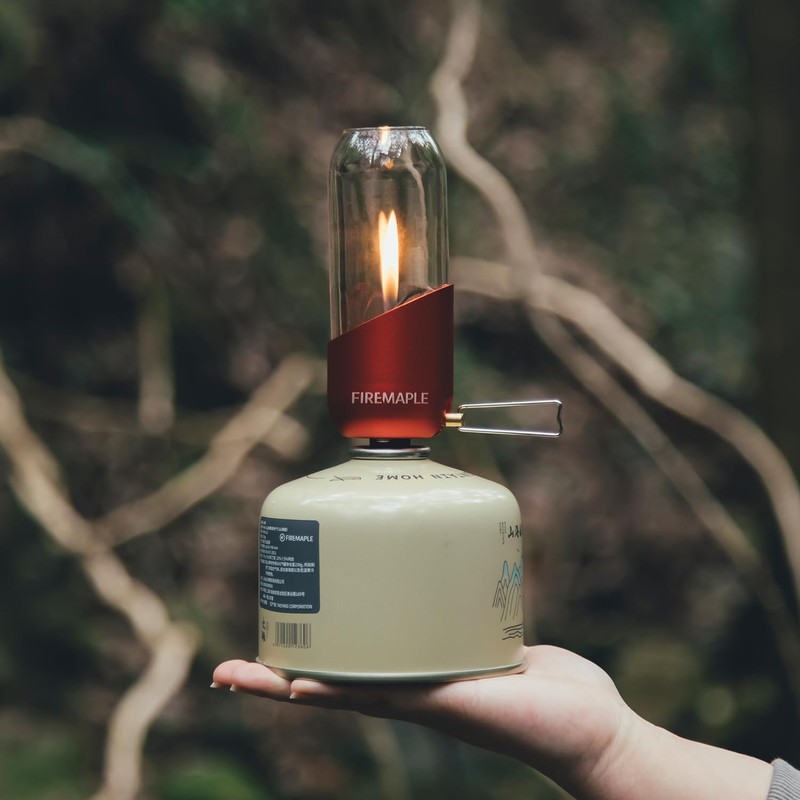 Fire-Maple Orange Camping Lantern Adjustable Lighting and Camping Lantern Camping