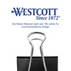 Westcott Westcott Foldback Klammern 50mm Schwarz 12 Stück | 12er