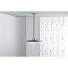 12 Inch Shower Arm and Flange Brushed Nickel, Ceiling Mounted