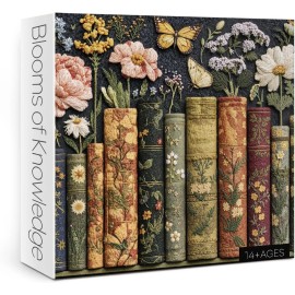 Brand: IdeaBazar Beautiful Garden Flower Book Puzzles for Adults 1000 Pieces Art, Colorful...