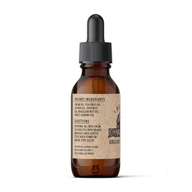 Johnny Slicks Original Organic Beard Oil - Beard Conditioner for Men to Moisturize, Soften, and Promote Healthy Hair Growth - Natural Serum Made with 