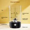 IDOSF Milk Frother Handheld-Free - One-Button Battery Powered Milk Foamer