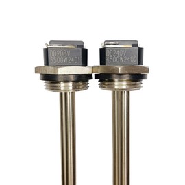 JINQHTEK for Bradford White Heating Elements, 265-48642-00 415-48642-00 for Bradford White Heater Element,1 Pack 240V 4500W and 1 Pack 208V 3500W, Water Heater Parts 2654864200 4154864200