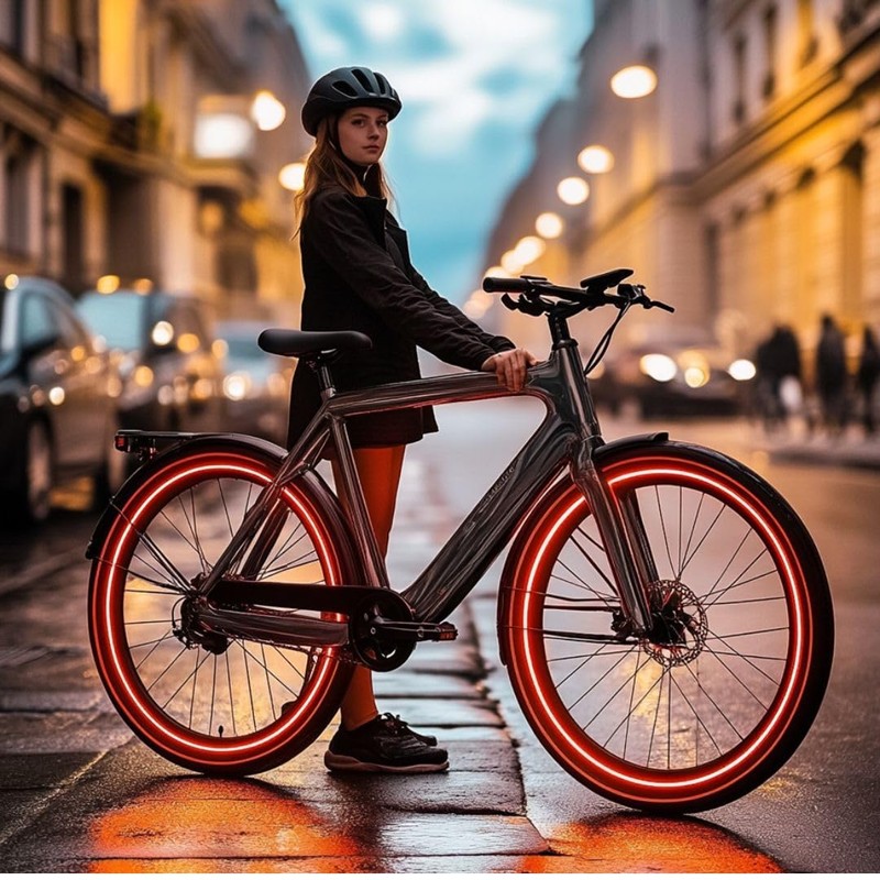 customTAYLOR33 High-Intensity Grade Reflective Wheel Rim Tape for Bicycles and