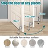 TOKPLNU Kick Down Door Stop, 4 Inch Heavy Duty Kick