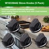 W10339442 Stove Knobs Replacements,Compatible with Whirlpool Gas Range Stove Oven,Control
