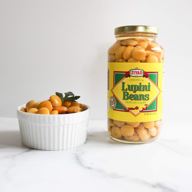 Ziyad Brand Premium Lupini Beans Snack, High Plant Protein, Keto,