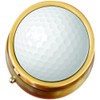 Golf Ball Pattern Brass Pill Box
