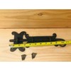 Vintage 2 Large Iron Locks Sliding Door Lock and Latch