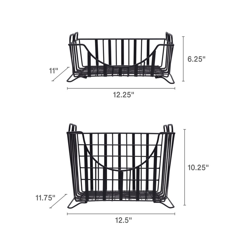 Gourmet Basics by Mikasa Band Stripe Stacking Kitchen Bathroom Office