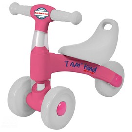 Best Ride On Cars Toddler Balance Bike Trike 1 Year Old Boys Girls - 3 Wheels Baby Balance Bike, Toddler First Bike for 12-24 Month Kids First Birthday Gifts for Boys & Girls (I am Trike Pink)