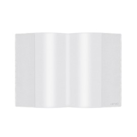 Passport Cover Transparent (from April 2017) Tear-Resistant Protective Cover Transparent 128 x 92.5 mm [Pack of 1] for Passport Children New, transparent, Modern