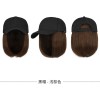 Gorra Peluca Cabello Corto Lacio Extensión Moda Mujer