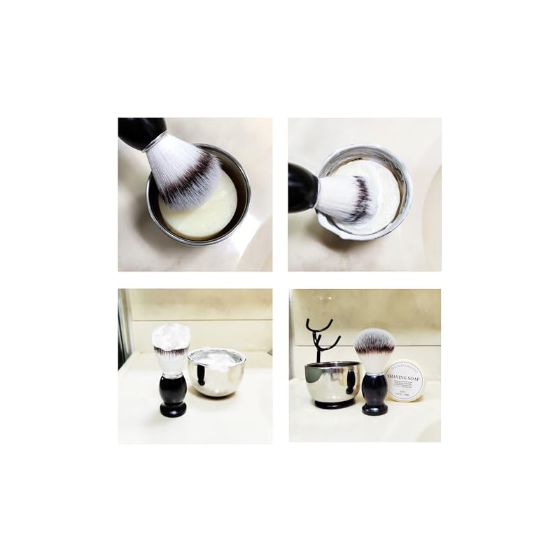 Shaving Brush Set for Men, 4pcs (Set 2)