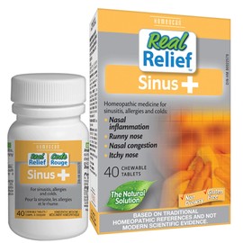 Homeocan Real Relief Sinus Plus, 40 Chewable Tablets