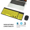 FONICER Full Size Large Print 2.4g Wireless Keyboard and Mouse