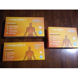 BodyComfort Neck & Shoulder, Extra Wide Back Heat Packs Resuable LOT Bundle