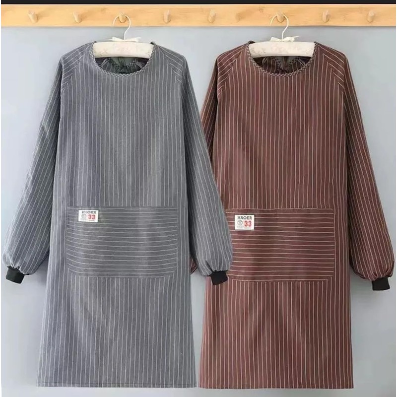 [Y&Y&Y] Brown Unisex Restaurant Cute Apron, Kappo Kimono Kimono Simple