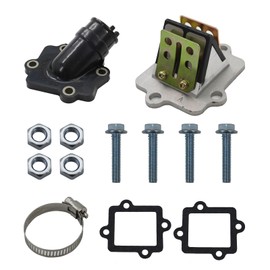 Diaphragm Block with Intake Manifold and Gaskets Set - Compatible with Yamaha Aerox, Nitro, Aprilia SR50, CPI, MBK, Sachs Scooter (OEM: 0450065, 0450063)