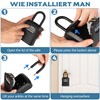 Aoyfuwell Key Safe with Shackle, Key Safe with Number Code,