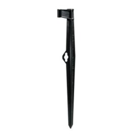 Mister Landscaper Black 13-in Stake with 1/4-in Vinyl Clip for Micro Sprays