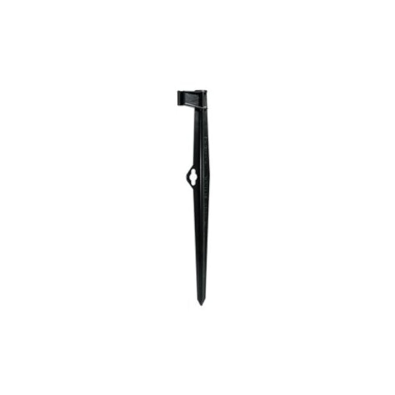 Mister Landscaper Black 13-in Stake with 1/4-in Vinyl Clip for
