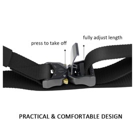 Belt Buckle 40 mm Wide Collar Clasp Belt Buckle Men's Belt Dog Collar Military German Army, matt