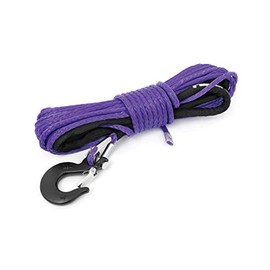 Rough Country 1/4" UTV/ATV Purple Synthetic Winch Rope | 50 FT - RS162