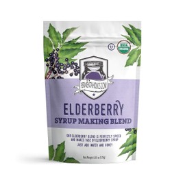 Fermentaholics | USDA Organic Dried Elderberry Syrup Making Blend - | Easily Make Your Own Elderberry Syrup or Tea! | All Natural Free of Chemicals |