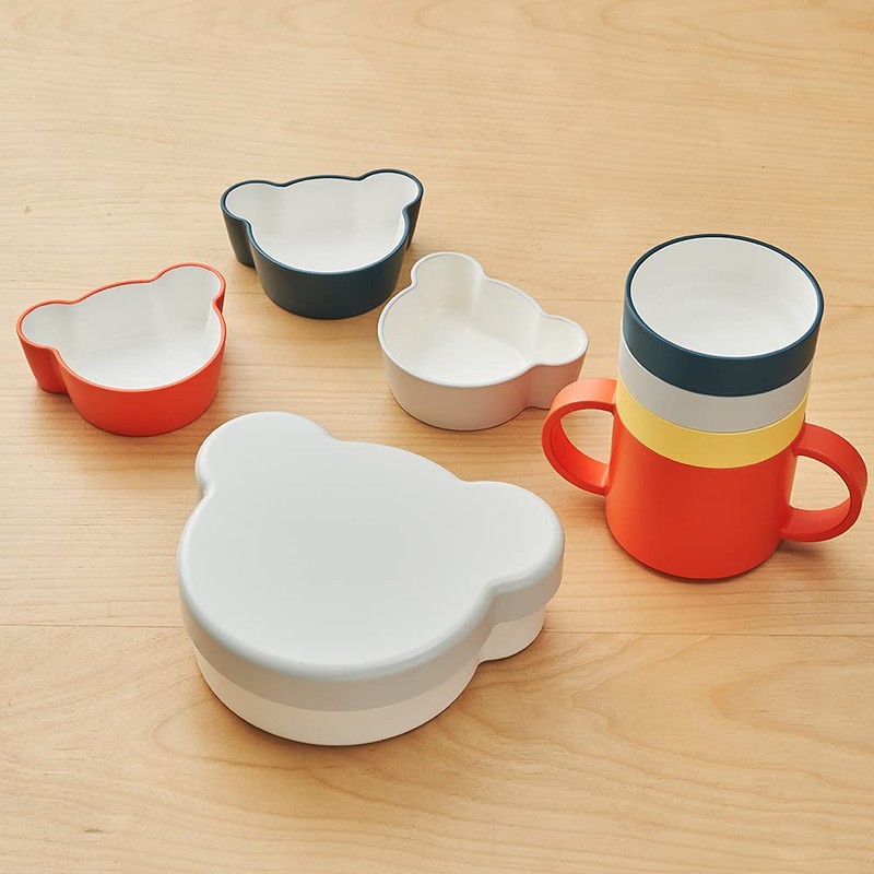 Tak JTN-0133-YL Kids Dish Bowl, Yellow, Bear SS